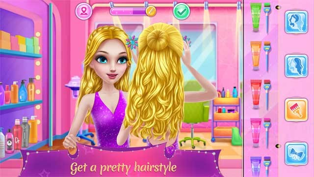 Lựa chọn một kiểu tóc phù hợp với bộ váy và phong cách trang điểm