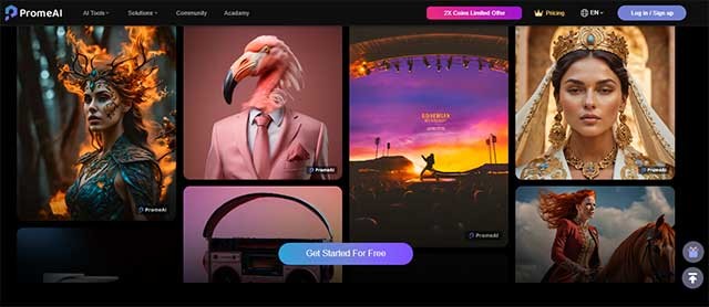 PromeAI cho phép bạn mở khóa thế giới sáng tạo vô hạn