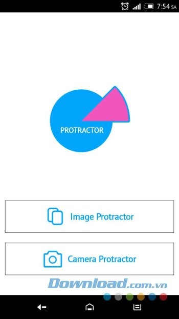 Giao diện Protractor