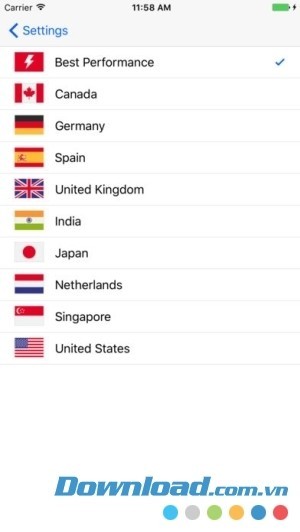 Tùy chỉnh cài đặt