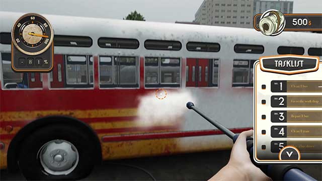 Sửa chữa và cải tạo phương tiện công cộng trong game Public Transport Simulator
