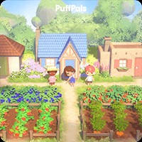 PuffPals Island Skies: Game Nông Trại Thú Bông Cực Cute