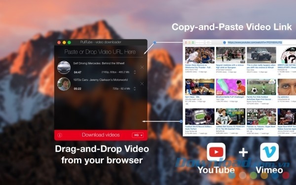 PullTube cho Mac: Tải video nhanh chóng và đơn giản