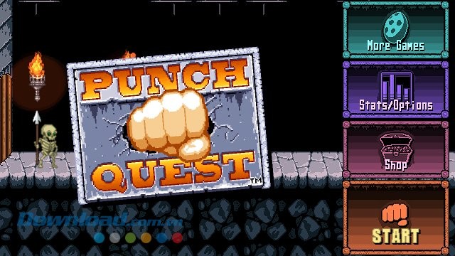 Giao diện game Punch Quest