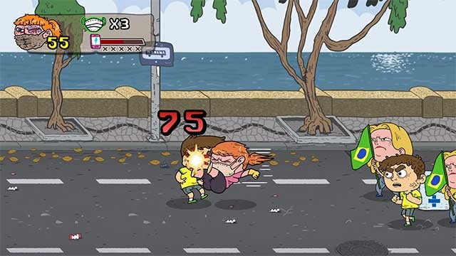 Punhos de Repúdio là game hành động đánh đấm cực vui nhộn