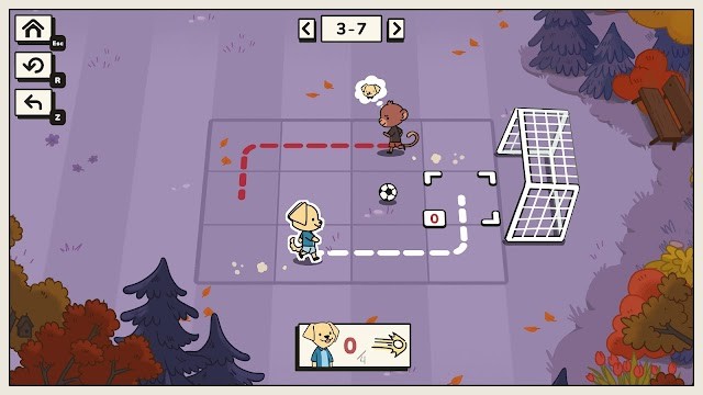 Làm chủ lối chơi và cố gắng ghi bàn để giành chiến thắng trong game Pup Champs