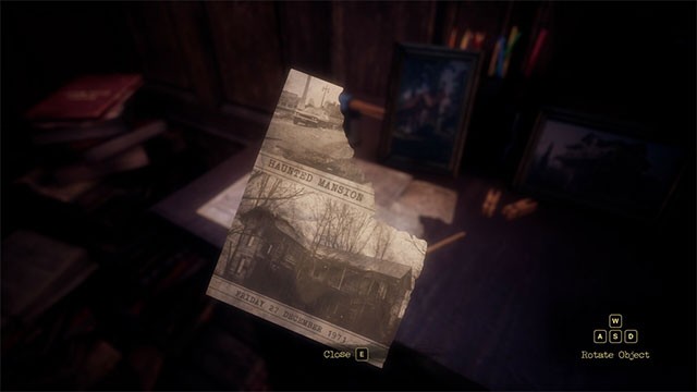 Thu thập các manh mối, đồ vật... để tìm hiểu về lịch sử ngôi nhà hoang