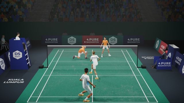 Thi đấu đơn hoặc đôi trong các trận cầu lông online nảy lửa