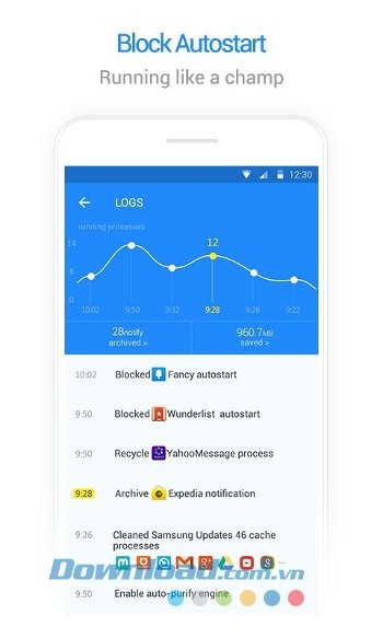 Tính năng chặn ứng dụng tự khởi chạy của Purify