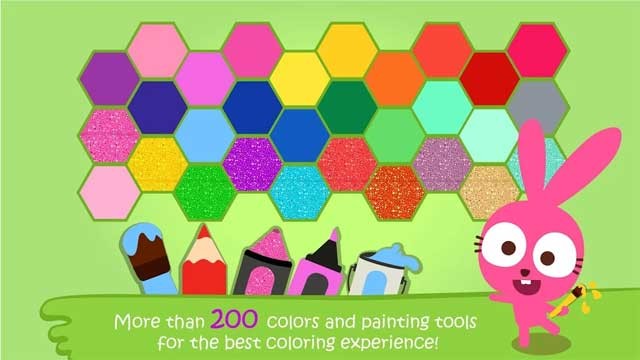 Game có hơn 200 màu sắc và dụng cụ hội họa