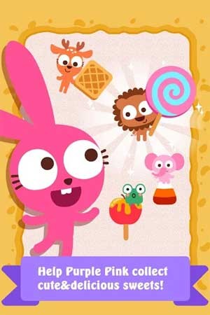 Giúp thỏ Purple Pink thu thập những món đồ ngọt dễ thương