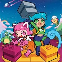 Pushy and Pully in Blockland - Game Tiêu Diệt Quái Vật Dễ Thương