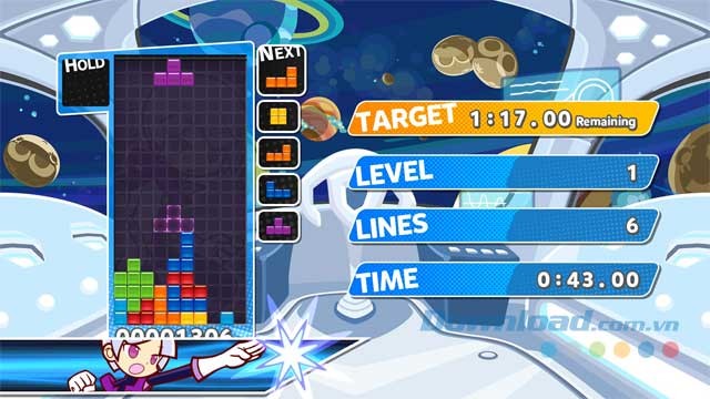 Game xếp gạch Puyo Puyo Tetris