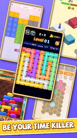Puzzle Collection Mini Games có nhiều trò chơi vui nhộn giúp bạn giết thời gian hiệu quả