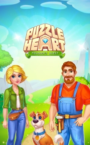 Giúp Helen xây dựng lại thành phố bị bão tàn phá trong game Puzzle Heart