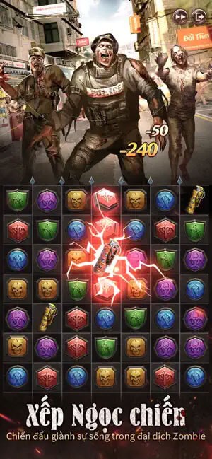 Game chiến thuật, kết hợp xếp ngọc