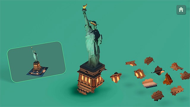 Lắp ráp mô hình 3D của các địa điểm nổi tiếng trên thế giới