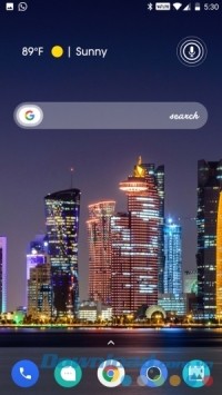 Widget thời tiết của Pxl2 Zooper Widgets cho Android