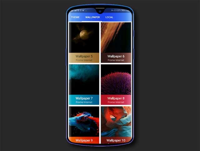 Trình khởi chạy Q Launcher for Android cung cấp nhiều hình nền đẹp