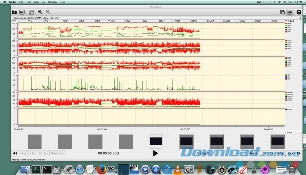 Phần mềm phân tích video toàn diện QCTools cho Mac