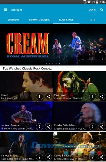 Các chương trình nổi bật trên Qello Concerts