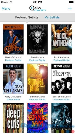 Danh sách liveshow nhạc