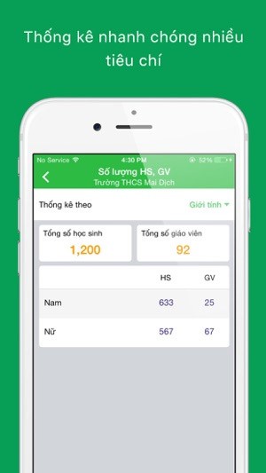 QLTH Sở/Phòng GD cho iOS