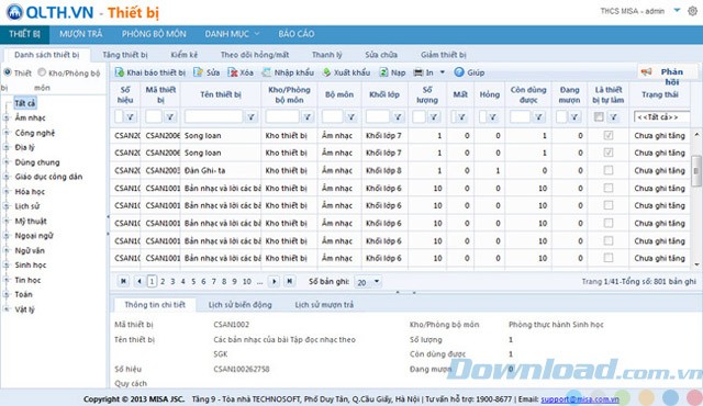 Quản lý thiết bị
