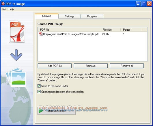 QPS PDF to Image Converter