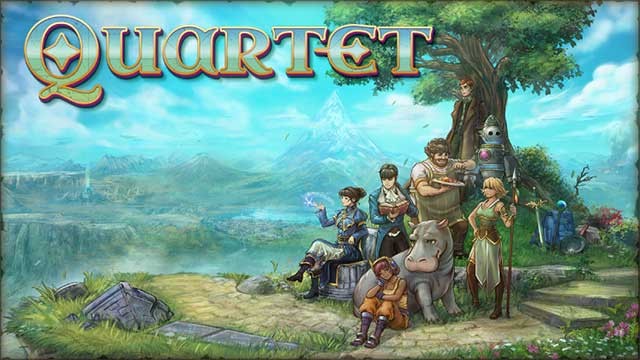 Quartet là game nhập vai theo lượt đồ họa Pixel phong cách cổ điển