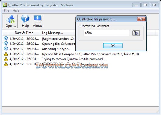 Quattro Pro Password Recovery