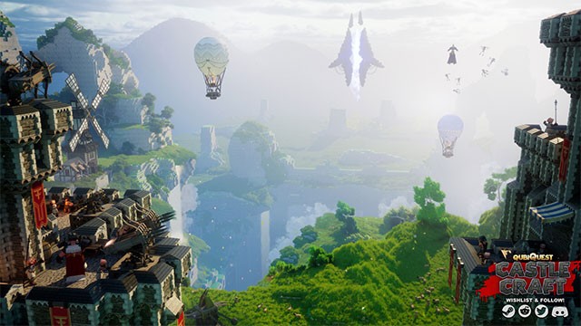 Xây dựng những lâu đài kiên cố để tạo ra hệ thống phòng thủ vững chắc trong QubiQuest: Castle Craft