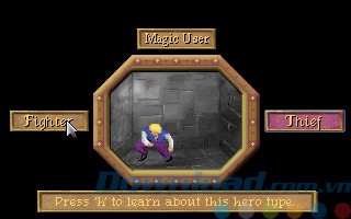 Lựa chọn nhân vật