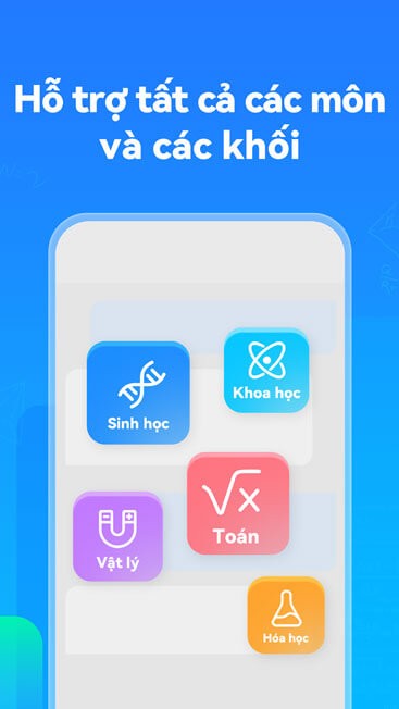 Hỗ trợ giải tất cả môn học