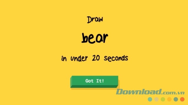 Thực hiện yêu cầu vẽ tranh của máy tính trong game miễn phí Quick, Draw!