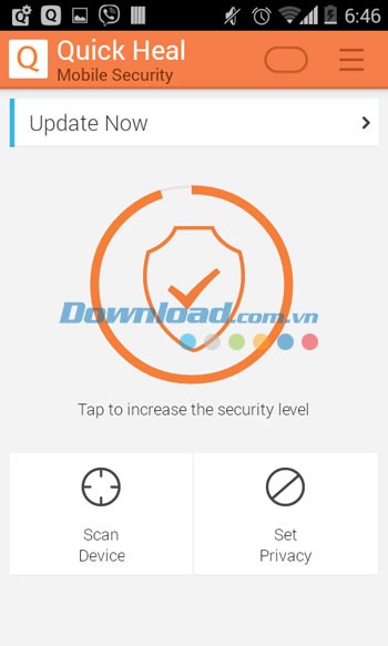 Giao diện của Antivirus & Mobile Security