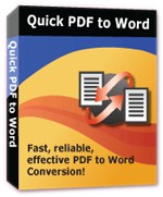 Quick PDF to Word 3.0 - Phần mềm chuyển đổi PDF sang Word