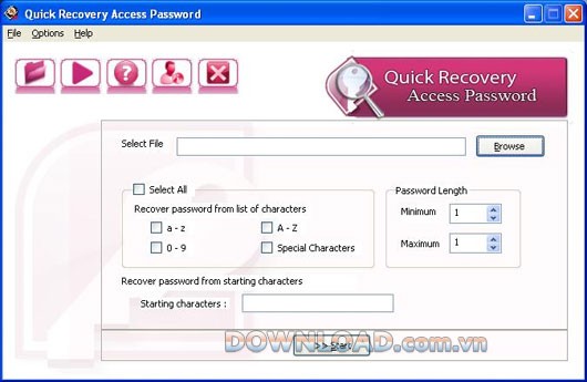 Quick Recovery Access Password