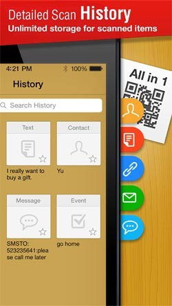 Lịch sử quét chi tiết