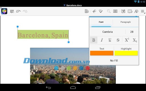Quickoffice for Android