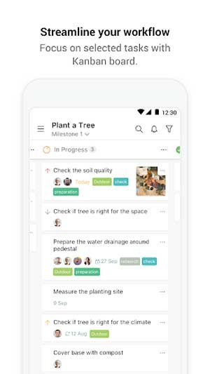 Theo dõi tiến độ làm việc một cách dễ dàng