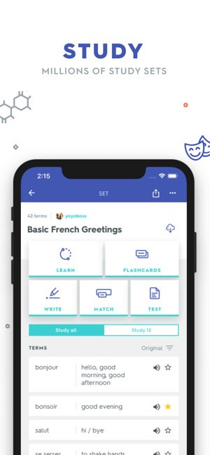Quizlet cung cấp nhiều công cụ học tập hiệu quả