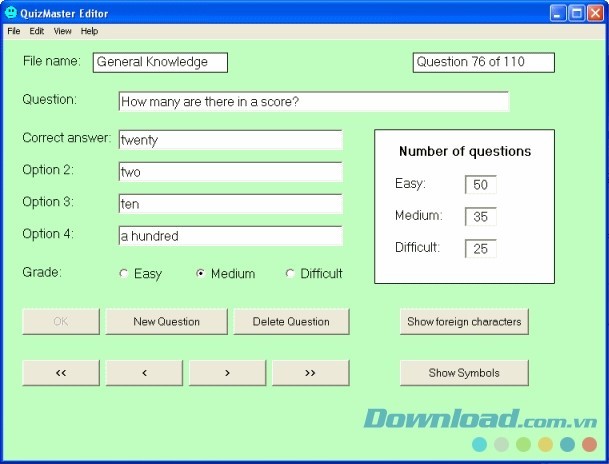 Câu hỏi trắc nghiệm đa lựa chọn độc đáo