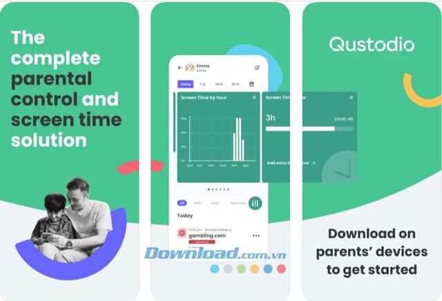 Qustodio giúp các bậc cha mẹ giám sát con em mình dễ dàng hơn
