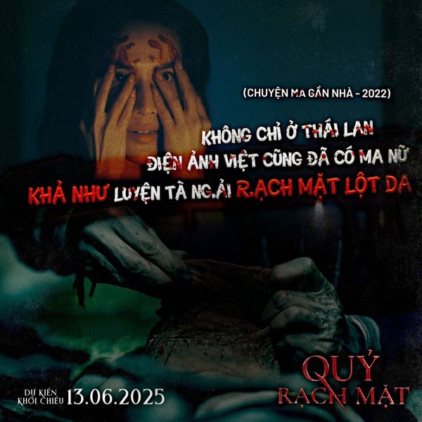 Quỷ rạch mặt - Phim kinh dị, giật gân