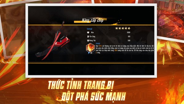 Thức tỉnh trang bị, đột phá sức mạnh