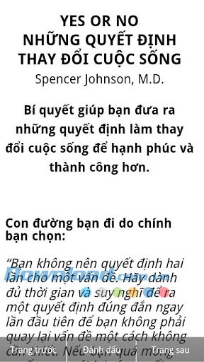Quyết định thay đổi cuộc đời for Android
