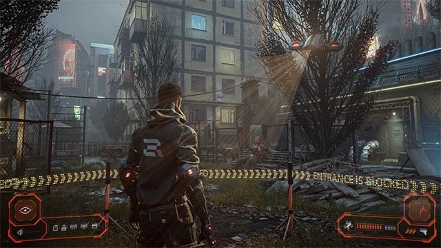 Kết hợp khả năng tấn công mạng và kỹ năng parkour để điều hướng trong thế giới hậu tận thế tương lai