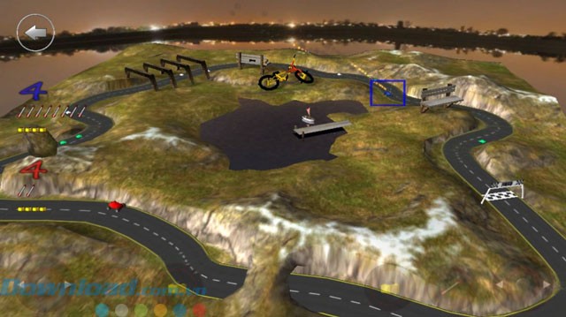 Ô xanh làm hoa tiêu