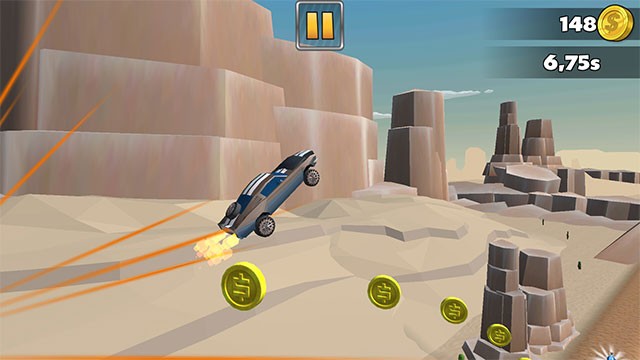 Chinh phục nhiệm vụ đua xe mạo hiểm trong Race in Desert game với độ khó tăng dần